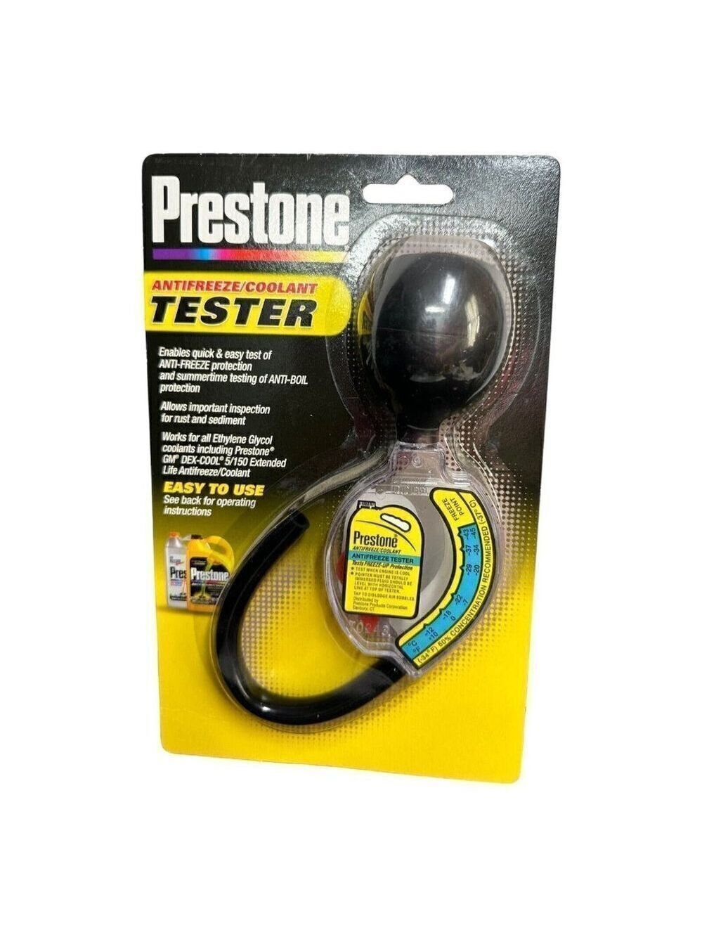 Prestone Antifreeze Coolant Tester Hydrometer AF1420 New NOS